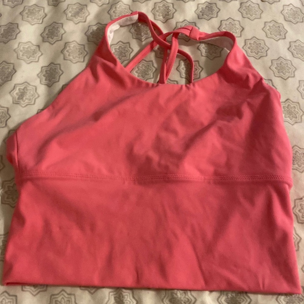 NVGTN Matrix Bra in Coral